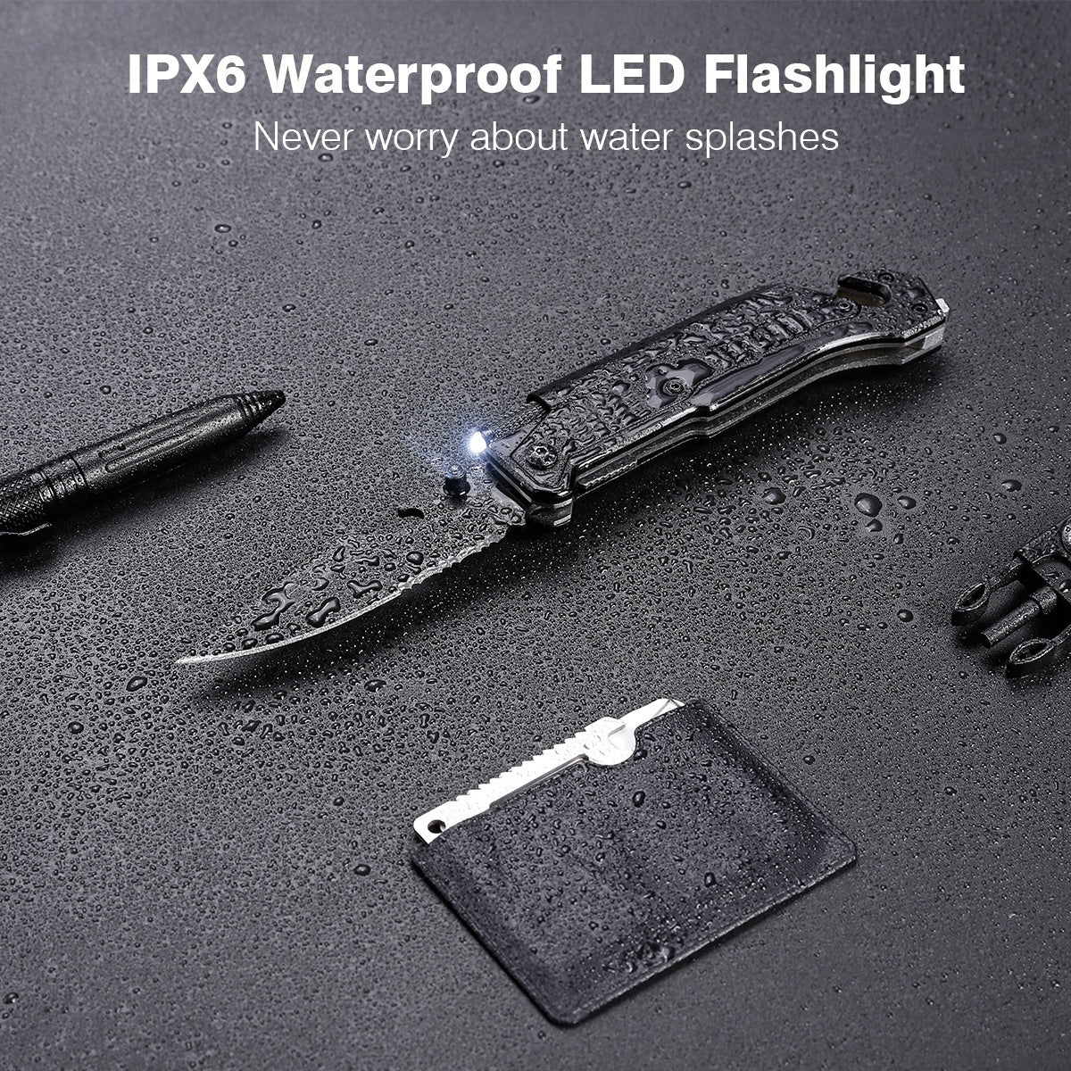 2025 Folding Knife Hunting Knife Camping Knife Multifunction Knife | POPOTR™