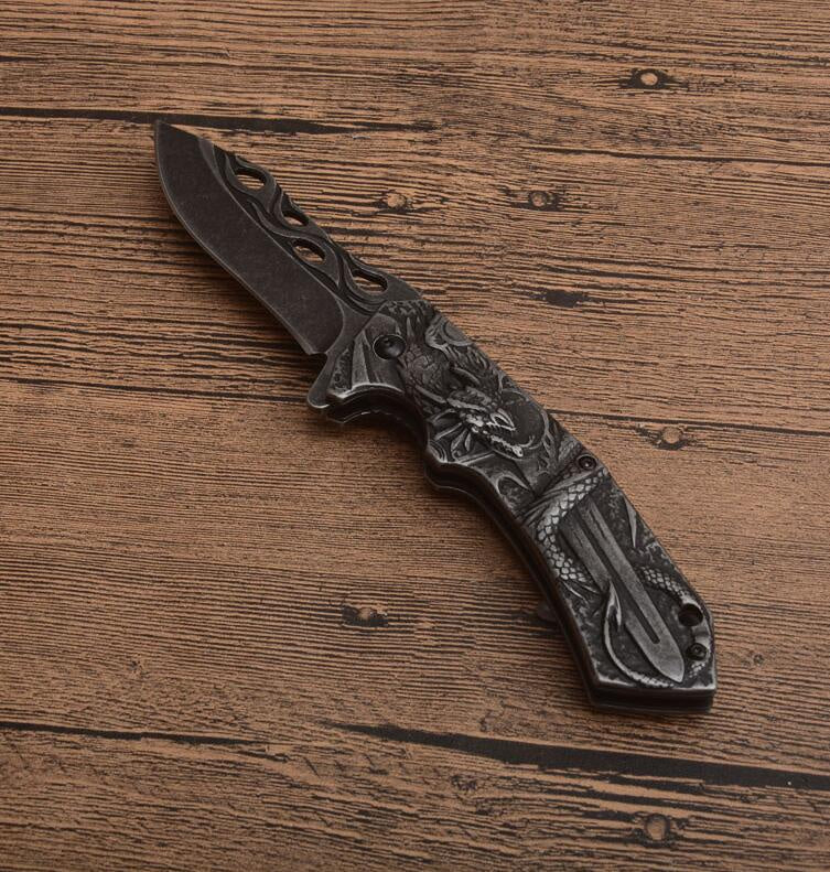 2025 Survival Knife Folding Knife Hunting Knife Dragon Knife| POPOTR™