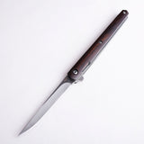 2025 Survival Knife Folding Knife Hunting Knife Assisted Knife Handle Wood | POPOTR™