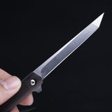 2025 Survival Knife Folding Knife Hunting Knife Assisted Knife Handle Wood | POPOTR™