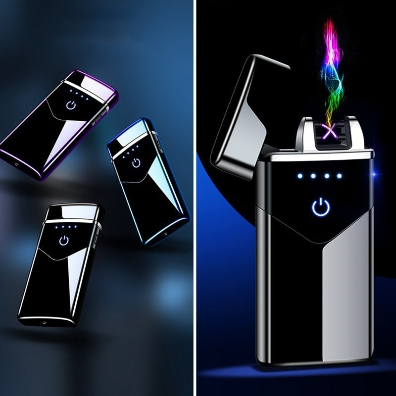 2025 Cigarettænder USB Lighter Vindtæt Lighter Elektriske Lightere Cool Lightere Til salg Bedste Cigar Lighter Bue Lights| POPOTR™