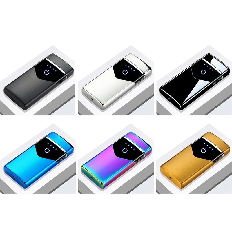 2025 Cigarettænder USB Lighter Vindtæt Lighter Elektriske Lightere Cool Lightere Til salg Bedste Cigar Lighter Bue Lights| POPOTR™