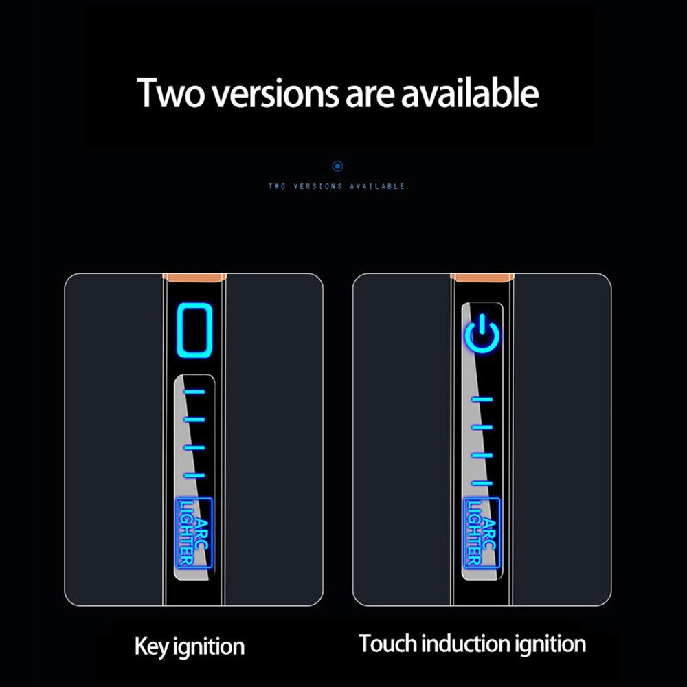 2025 Cigarettænder USB Lighter Vindtæt Lighter Custom Lightere Cool Lightere Til salg Bedste Cigar Lighter Bue Lights| POPOTR™