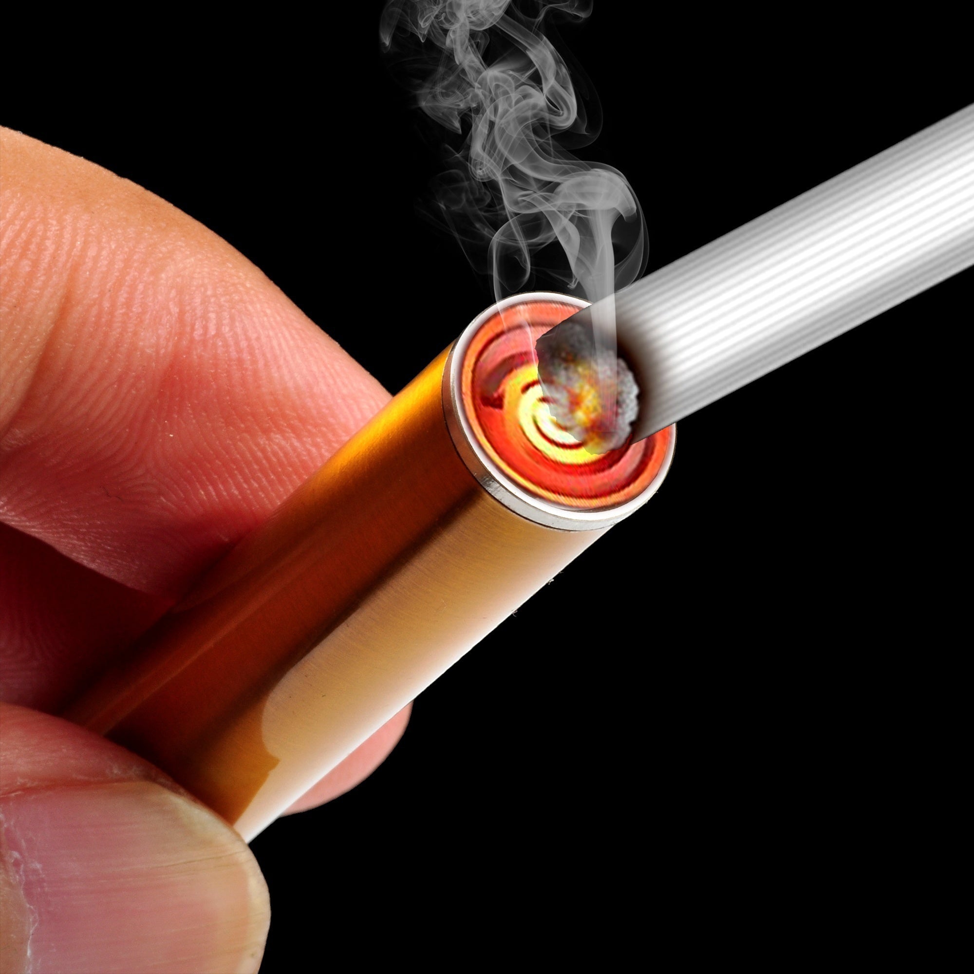 2025 Cigarettænder USB Lighter Vindtæt Lighter Elektrisk Lighter Creative Lightere | POPOTR™
