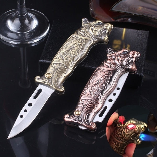 2025 Cigarette Lighter Creative Lighters Windproof Lighter Knife Personalized Lighters Personalized Lighters | POPOTR™