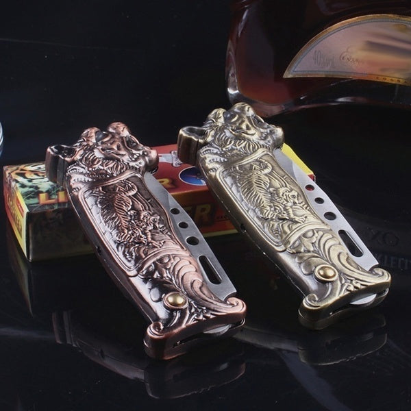 2025 Cigarette Lighter Creative Lighters Windproof Lighter Knife Personalized Lighters Personalized Lighters | POPOTR™
