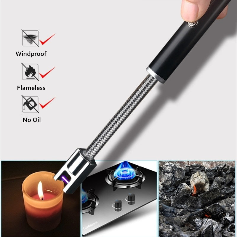 2025 Cigarette Lighter USB Lighter Windproof Lighter Gun Lighter  Arc Lights| POPOTR™