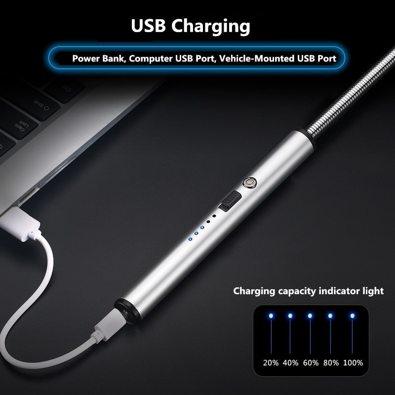 2025 Cigarette Lighter USB Lighter Windproof Lighter Gun Lighter  Arc Lights| POPOTR™