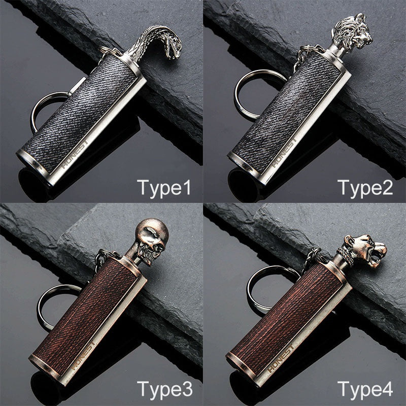 2025 Cigarette Lighter Flint Lighter Metal Lighter Keychain Lighter Keychain Lighter Kerosene Lighter | POPOTR™