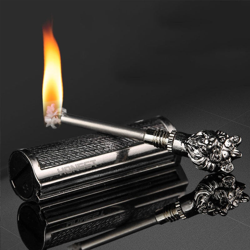 2025 Cigarette Lighter Flint Lighter Metal Lighter Keychain Lighter Keychain Lighter Kerosene Lighter | POPOTR™