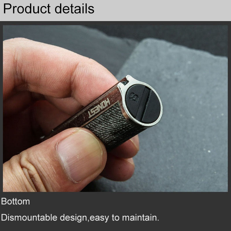 2025 Cigarette Lighter Flint Lighter Metal Lighter Keychain Lighter Keychain Lighter Kerosene Lighter | POPOTR™