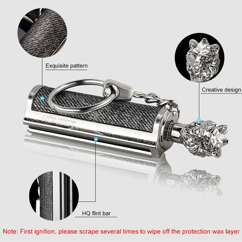 2025 Cigarette Lighter Flint Lighter Metal Lighter Keychain Lighter Keychain Lighter Kerosene Lighter | POPOTR™
