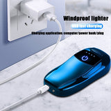 2025 Cigarette Lighter Metal Lighter USB Lighter Windproof Lighter Creative Lighters Electric Lighter Arc Lighters For Sale | POPOTR™