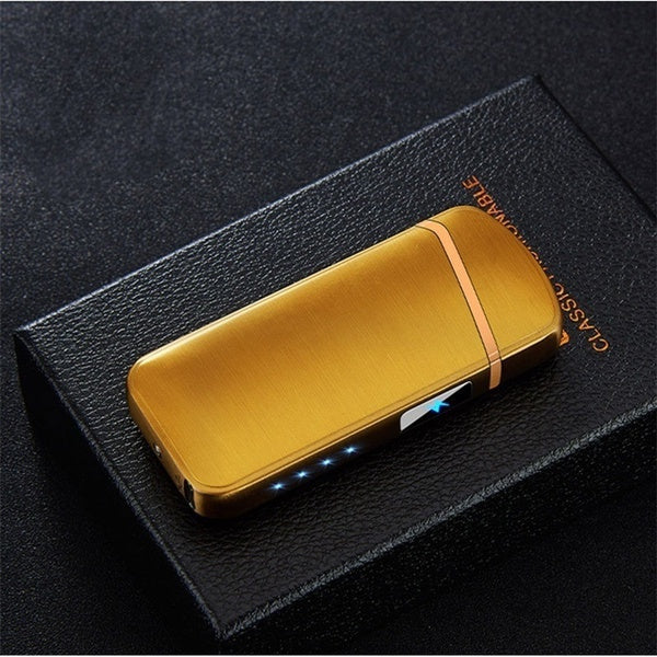 2025 Cigarettænder USB Lighter Vindtæt Lighter Genopladelig Lighter Elektrisk Lighter Arc Lights| POPOTR™