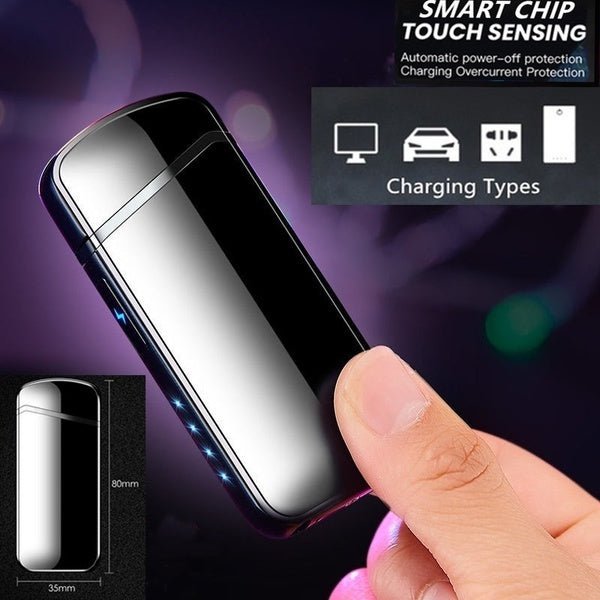 2025 Cigarettænder USB Lighter Vindtæt Lighter Genopladelig Lighter Elektrisk Lighter Arc Lights| POPOTR™