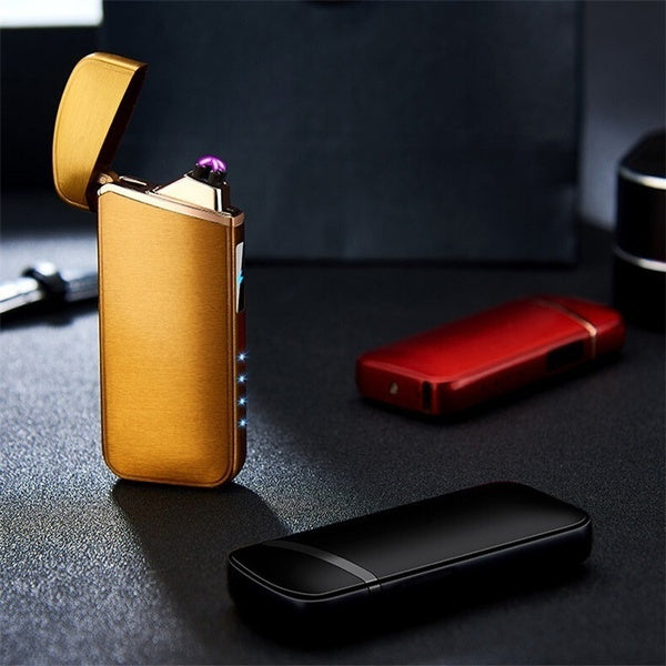 2025 Cigarettænder USB Lighter Vindtæt Lighter Genopladelig Lighter Elektrisk Lighter Arc Lights| POPOTR™