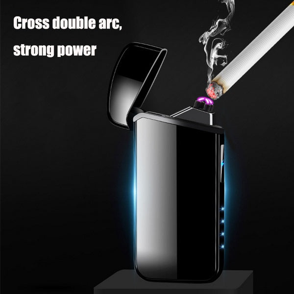 2025 Cigarettænder USB Lighter Vindtæt Lighter Genopladelig Lighter Elektrisk Lighter Arc Lights| POPOTR™