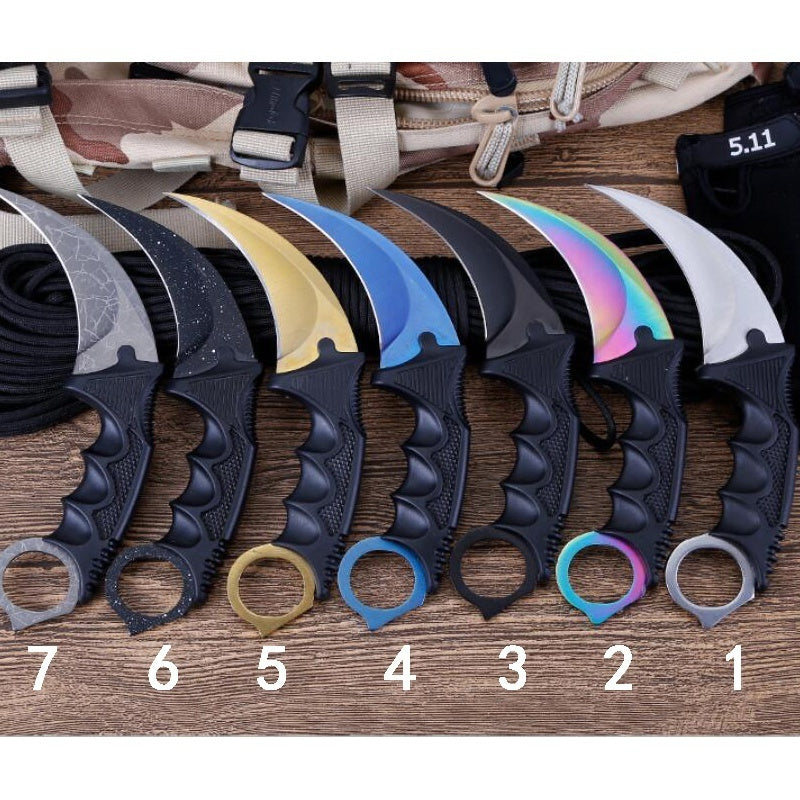 Outdoor Tactics Wilderness Survival Claw Knife  New   Multi-function Straight Knife Outdoor Knives