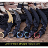 Outdoor Tactics Wilderness Survival Claw Knife  New   Multi-function Straight Knife Outdoor Knives
