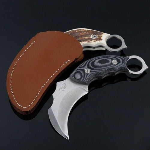 2025 Survival Knife Combat Knife Hunting Knife Blade Combat Knife Claws Knife Sheath | POPOTR™