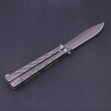 2025 Practice Butterfly Knife Neck Knife Hunting Knife Blade Titanium Knife| POPOTR™
