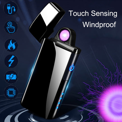 2025 Cigarette Lighter USB Lighter Windproof Lighter Smoking Lighter  Creative Lighters Electric Lighter  Arc Lights| POPOTR™