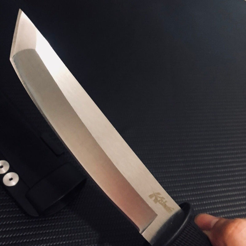 Tactical Gear Hnting Knives Outdoor Survival Blade Katana Rambo Knife Sword for Combat Fixed Blade Camping Knives Tanto Dagger Knifes with ABS Sheath