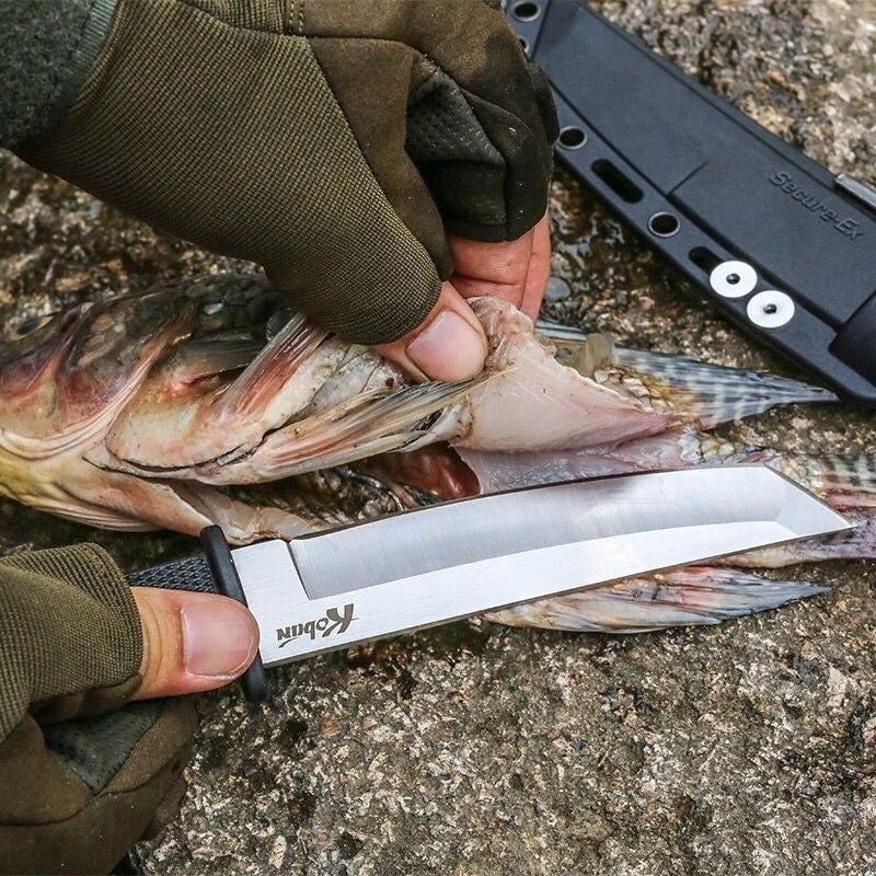 Tactical Gear Hnting Knives Outdoor Survival Blade Katana Rambo Knife Sword for Combat Fixed Blade Camping Knives Tanto Dagger Knifes with ABS Sheath