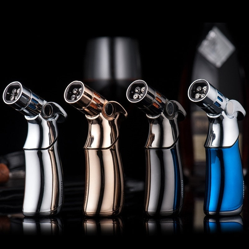2025  Cigarette Lighter Metal Lighter Bunnings  Torch Windproof Lighter Jet Lighter Spray Gun| POPOTR™