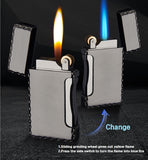 2025 Cigarette Lighter Torch Windproof Lighter Jet Lighter  Refillable Lighter With  Punch| POPOTR™