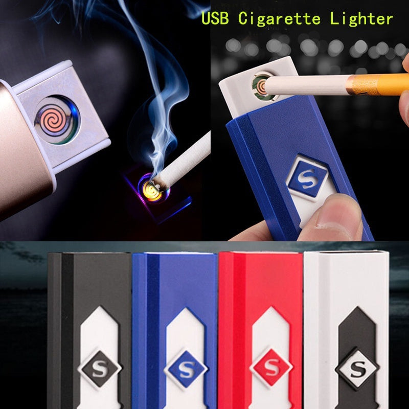 2025 Cigarettænder USB Lighter Vindtæt Lighter Elektrisk Lighter Genopladelig Lighter Bunnings | POPOTR™