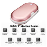 5200ma for lovers USB charger no water new hand warmer pocket hand warmer for mobile phone charger as power pack 2 pieces
