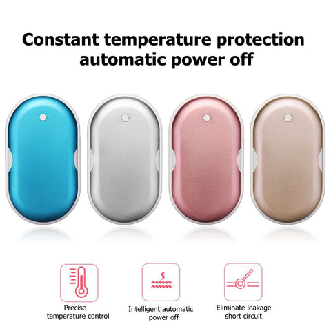 5200ma for lovers USB charger no water new hand warmer pocket hand warmer for mobile phone charger as power pack 2 pieces