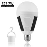 7W Emergency Night Lighting LED Bulb Light 5x Solar Panel Powered  New Portable Outdoor Garden Camping Tent Lamp