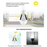 7W Emergency Night Lighting LED Bulb Light 5x Solar Panel Powered  New Portable Outdoor Garden Camping Tent Lamp