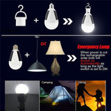 7W Emergency Night Lighting LED Bulb Light 5x Solar Panel Powered  New Portable Outdoor Garden Camping Tent Lamp