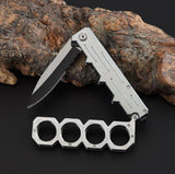 2025 Survival Knife Otf Knife Hunting Knife Assisted Knife  Knuckle Knife| POPOTR™