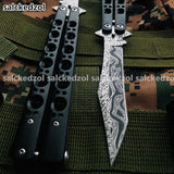2025 Practice Butterfly Knife Swiss Army Knife Folding Knife Pocket Knife Hunting Knife Training Knife | POPOTR™