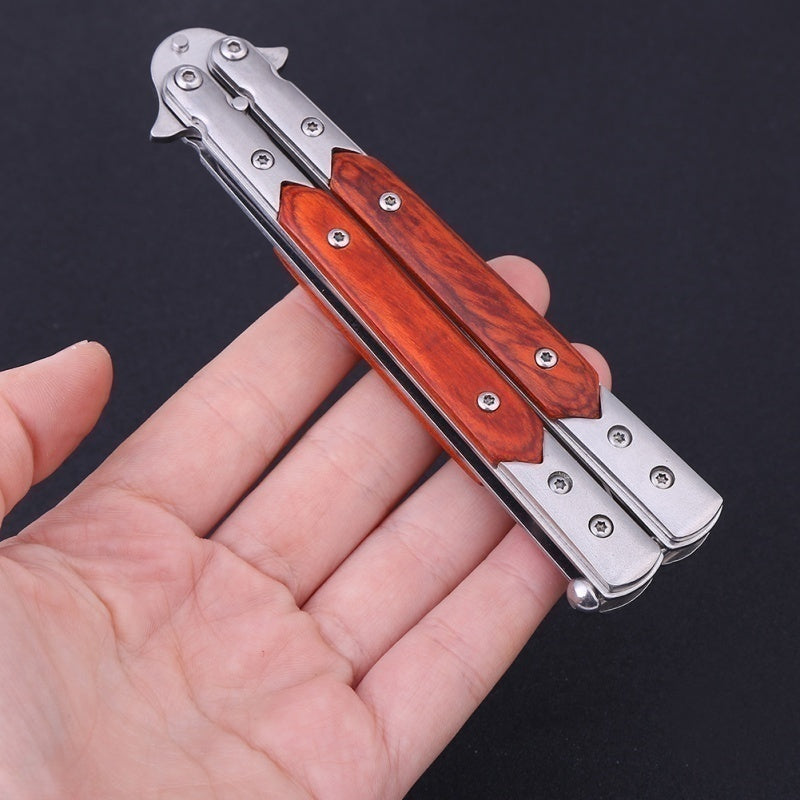 2025 Practice Butterfly Knife Hunting Knife Titanium Knife| POPOTR™