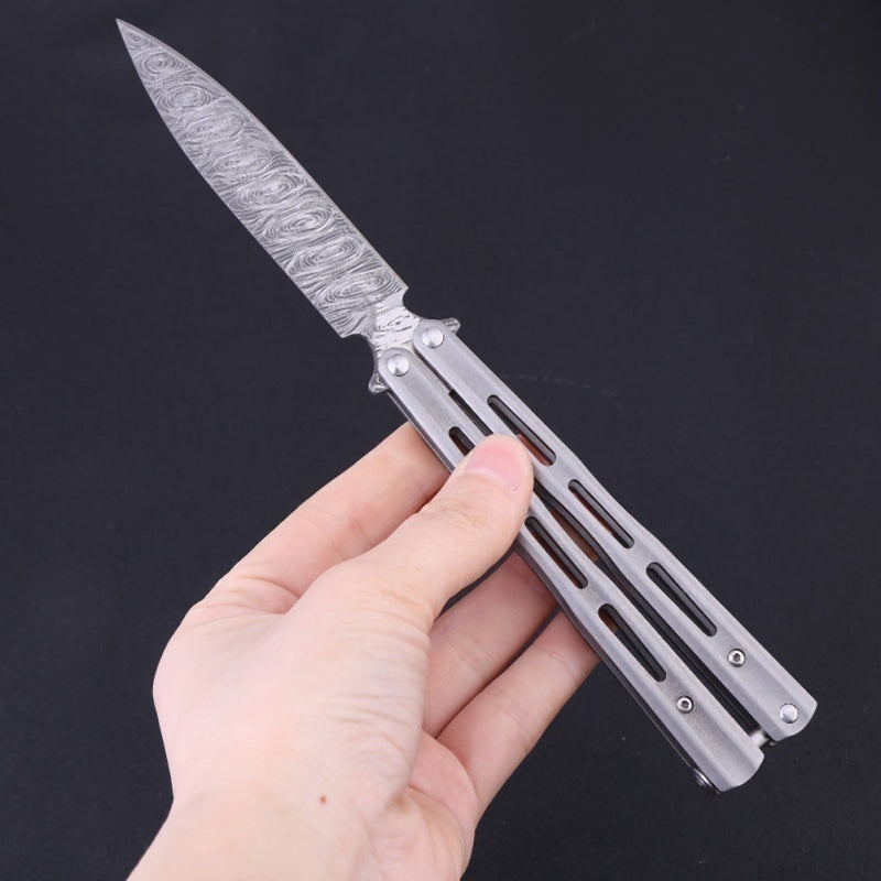 2025 Practice Butterfly Knife Hunting Knife Titanium Knife| POPOTR™