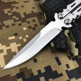 2025 Best Edc Practice Knife Butterfly Knife Hunting Knife Training Knife Camping Knife  Ninja Throwing Knives| POPOTR™