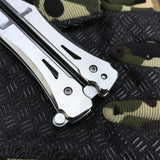 2025 Best Edc Practice Knife Butterfly Knife Hunting Knife Training Knife Camping Knife  Ninja Throwing Knives| POPOTR™