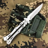 2025 Best Edc Practice Knife Butterfly Knife Hunting Knife Training Knife Camping Knife  Ninja Throwing Knives| POPOTR™