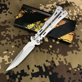 2025 Best Edc Practice Knife Butterfly Knife Hunting Knife Training Knife Camping Knife  Ninja Throwing Knives| POPOTR™