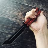 2025 Survival Knife Butterfly Knife Hunting Knife Training Knife Combat Knife | POPOTR™