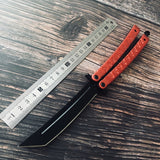2025 Survival Knife Butterfly Knife Hunting Knife Training Knife Combat Knife | POPOTR™