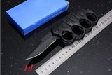 2025 Survival Knife Folding Knife Hunting Knife Ring Knife Brass Knuckle knife Camping Knife Multifunction Knife | POPOTR™
