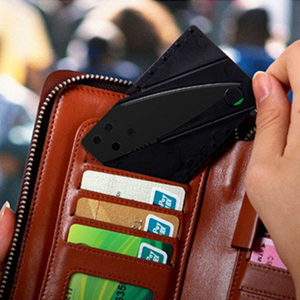 Multitool Outdoors Camping Survival Tools for safe  3PCS Multifunctional Pocket Knife Credit Card Knife Wallet Multi Tool