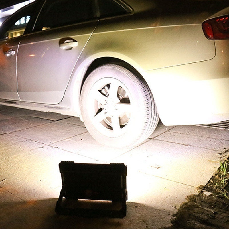 New  50W Waterproof Outdoor USB Rechargeable Flood Lamp  With Power Bank Function LED Worklight Camping Lights   Portable