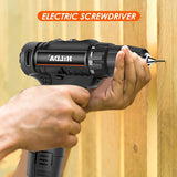 Drilling Mounting Screws Home DIY Power Tools Speed Cordless Electric Drill Rechargeable  Handheld Lithium Battery Double   Screwdriver
